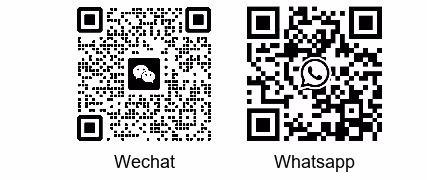 Wechat and Whatsapp QR codes