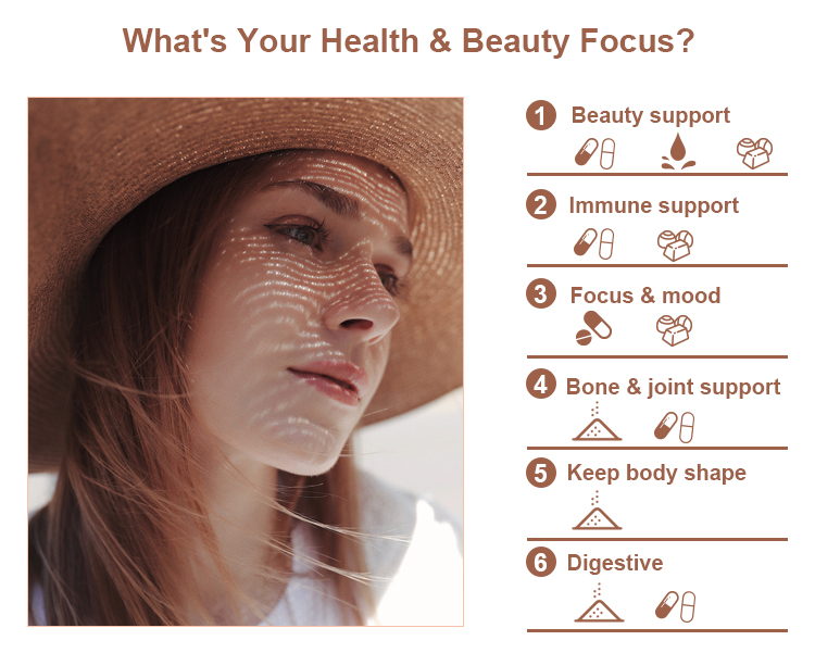 Oem Costom Health Supplements Brand White Private Label Marine Collagen Protein Peptides Powder